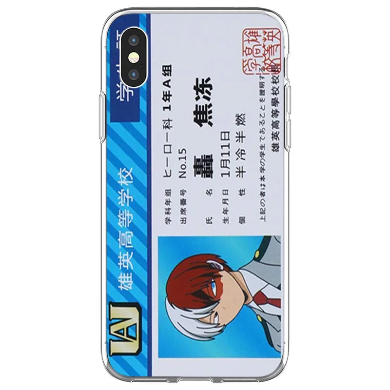 Мой герой Академии Midoriya Мягкая обложка для Coque iPhone 12 11 Pro Max X XR XS 8 7 6 6S Plus мини Чехлы