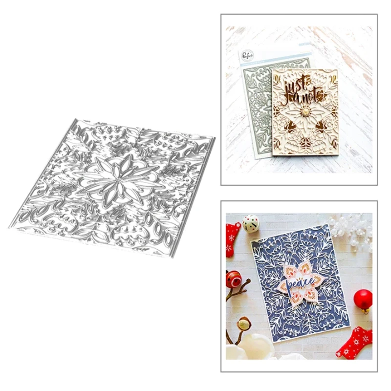 Металлическая высечка для рождества Сделай Сам альбом скрапбукинга фотоальбом 3D