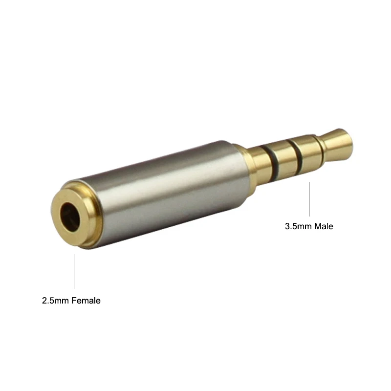 

3.5mm To 2.5mm / 2.5 Mm To 3.5 Mm Adapter Converter Stereo Audio Headphone Jack High Quality Wholesale 12v Barrel Plug Guitars