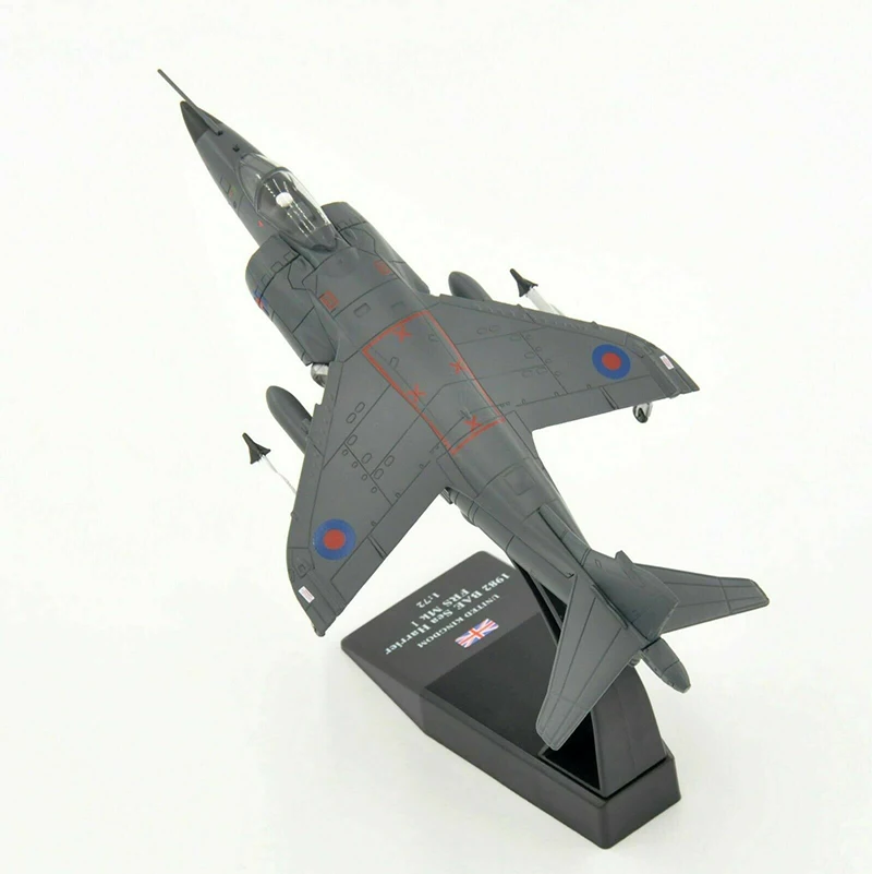 Сплав самолет 1/72 масштаб коллекционный боец модель 1982 BAE море Harrier FRS MK I Подарочная модель для поклонников для детей-поклонников подарок