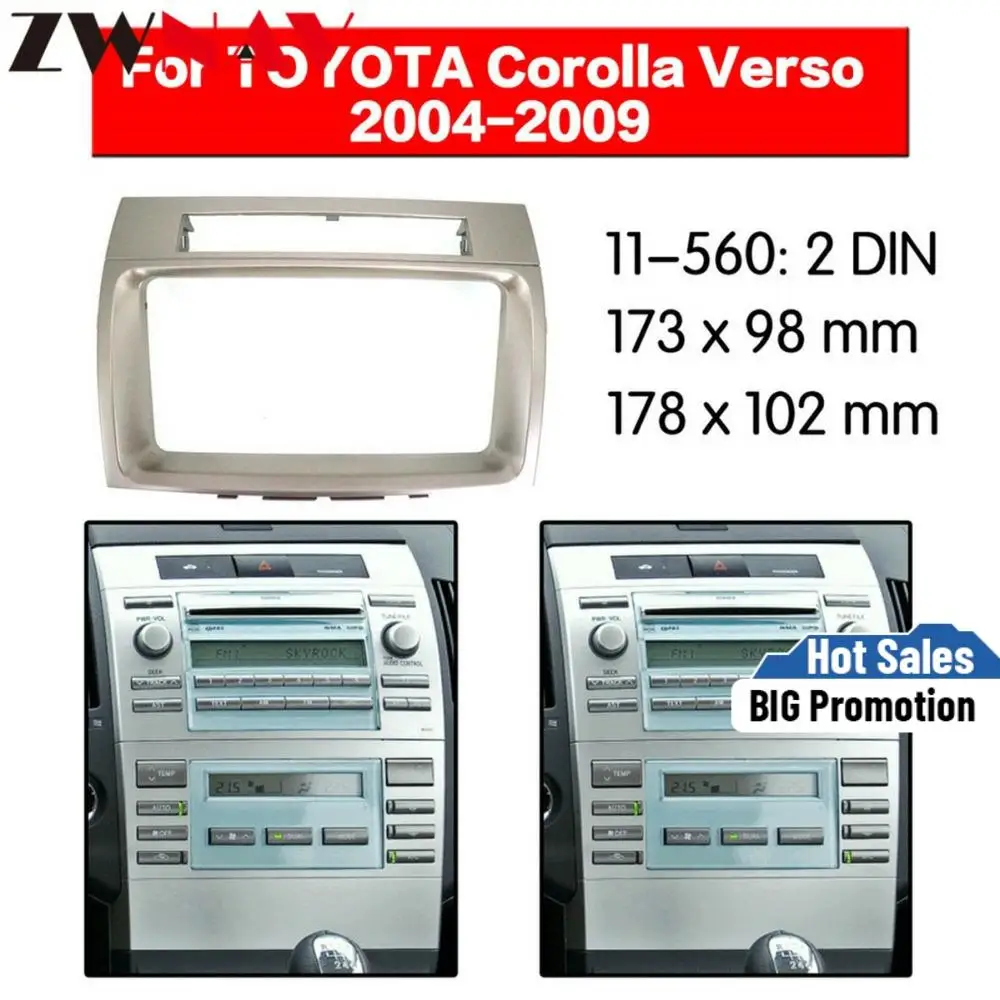 Автомобильный dvd плеер рамка для TOYOTA VERSO 2004 2005 2006 2007 2008 2009 Авто радио мультимедиа