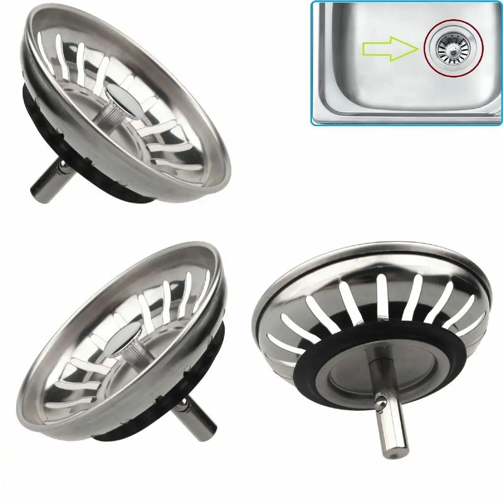 

Kitchen Sink Drain Strainer Cover Bathroom Washroom Sink Basin Bath Tub Shower Waste Filter