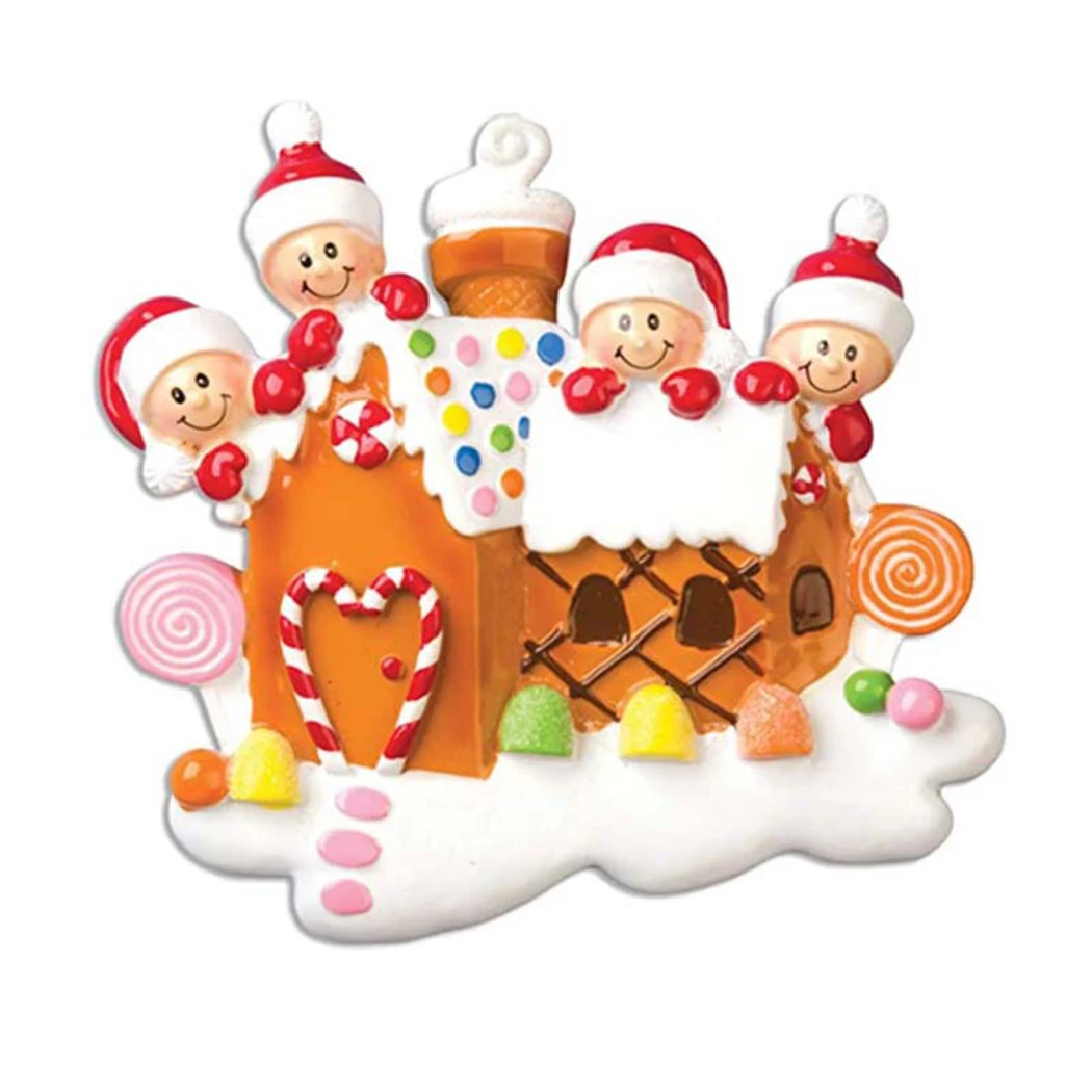 

PVC Christmas Tree Ornament 2020 Family Member of 2-6 Pendant DIY Name Blessing