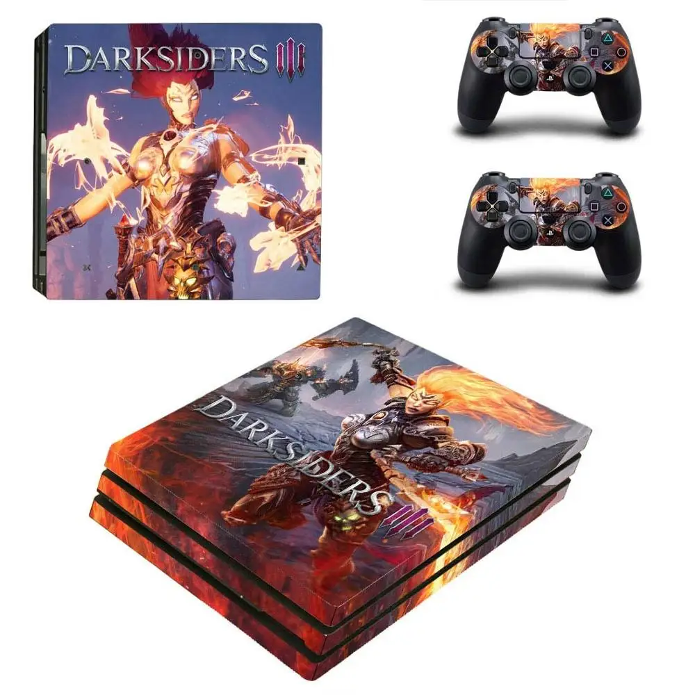 PS4 Pro Darksider 3 стикер s PS 4 Play station виниловые наклейки на кожу Pegatinas для playstation консоль и