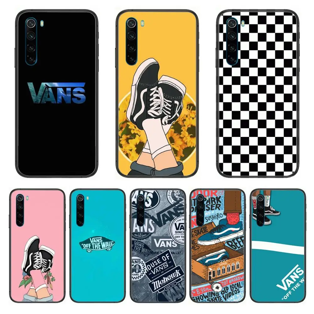 

Vance American brand cartoon Phone Case For XiaoMi Redmi Note 9S 8 7 6 5 A Pro T Y1 Anime Black Cover Silicone Back Pretty