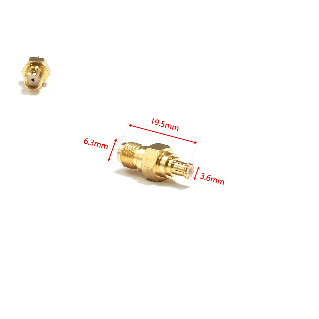 1 шт. Новый SMA Гнездовой разъем к MCX штекеру RF коаксиальный переходник прямой