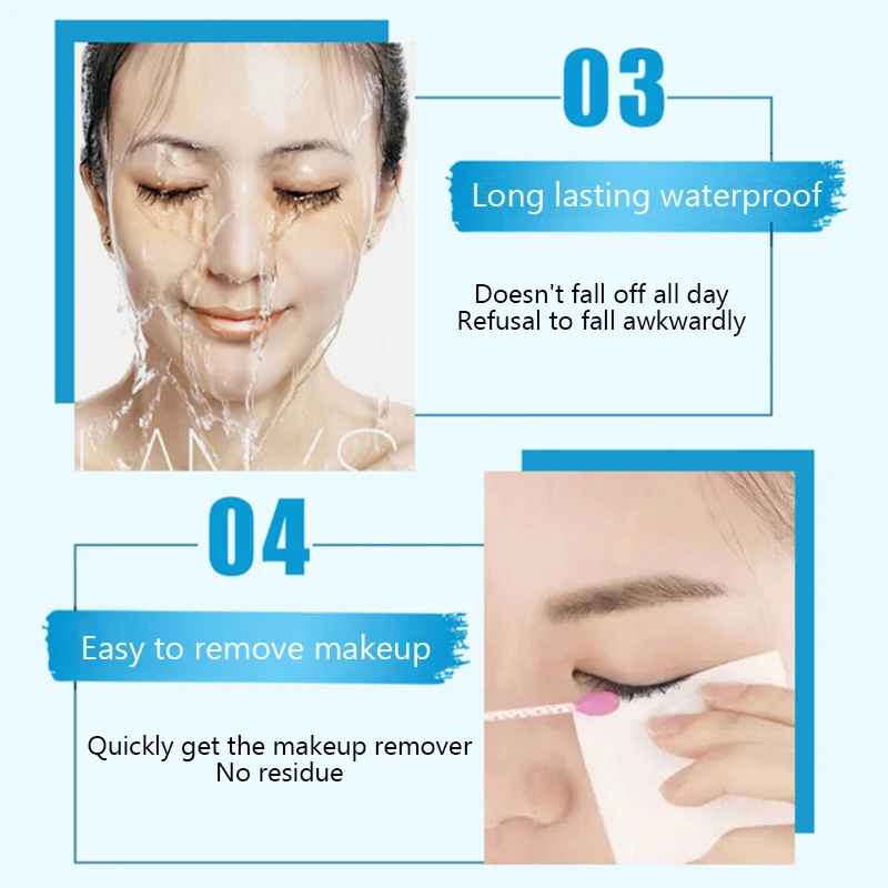 

Fashion Professional Eyelash Glue Clear-white/Dark-black Waterproof False Eyelashes Makeup Adhesive Eye Lash Glue Cosmetic Tools