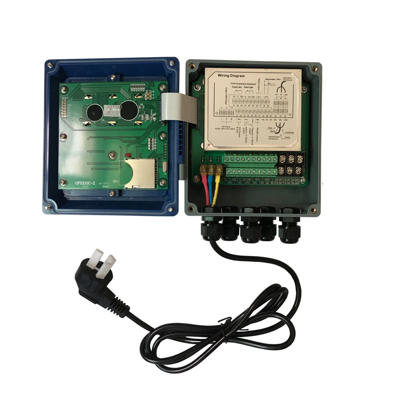 TUF-2000B SD memory Version with TS-2 (DN15mm-100mm) Sensor Ultrasonic liquid flowmeters IP67 Protection Flow Meter | Инструменты