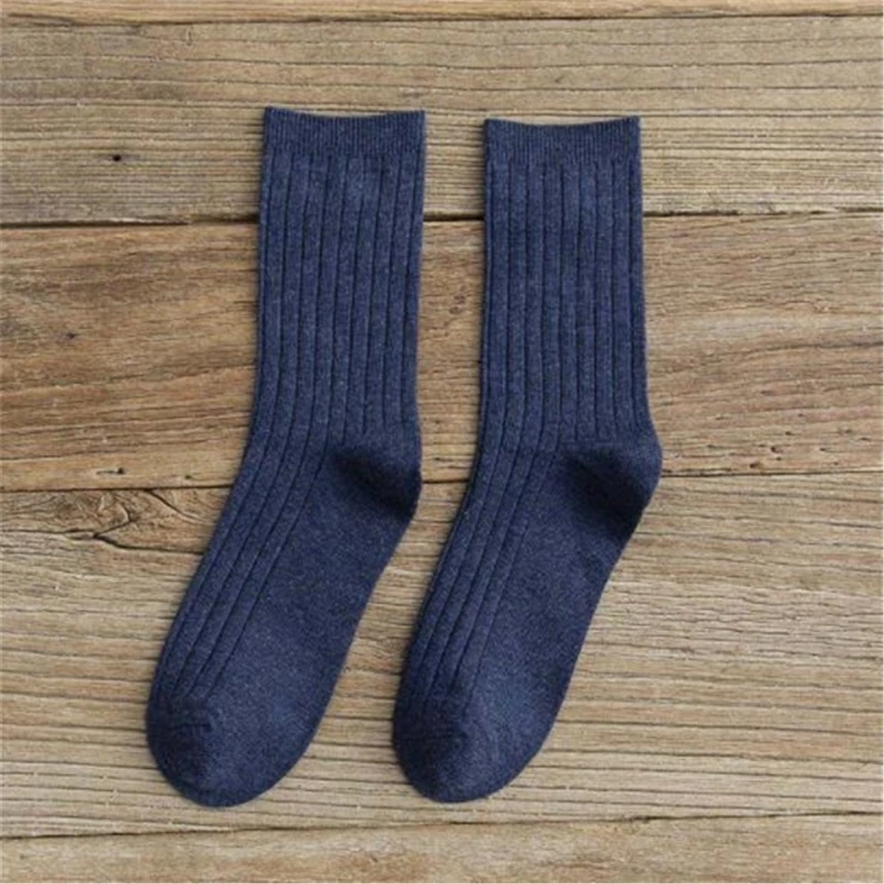 Носки мужские базовые 4 сезона хлопок вязание ребристые дезодорирующие и