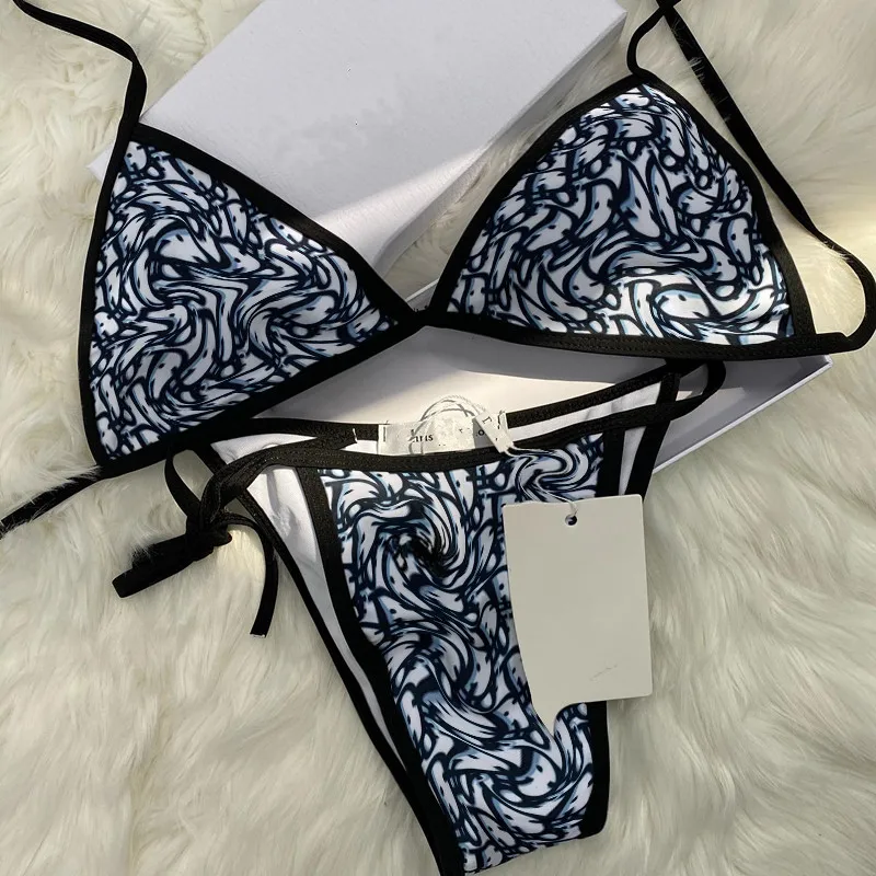 

DR 2021 New sexy bikini waist high 2021 summer new two-piece swimsuit designer beach sexy