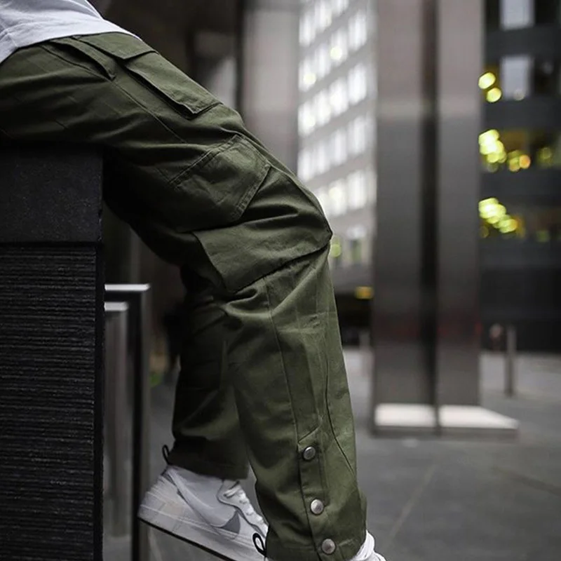 

Four Seasons Men's Pants Trend Loose Cotton Sportswear Ck-12