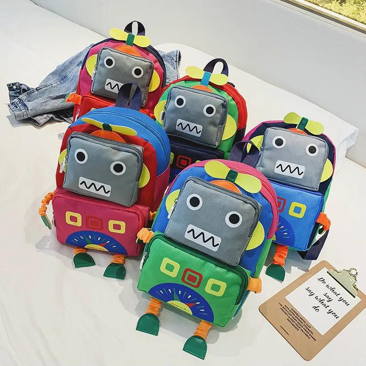 Сумка на плечо для девочки с мультипликационным роботом hello kitty плюшевый рюкзак