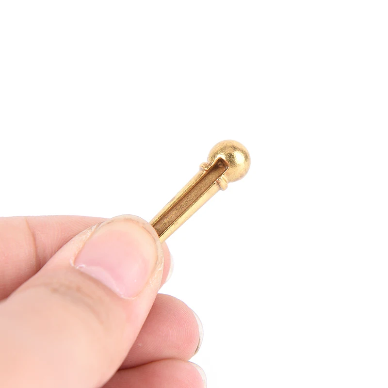 

6pcs Brass Tailpiece Endpin Guitar Bridge Pin for Acoustic Guitar String Pin Peg Nail Bridge Pin High Quality