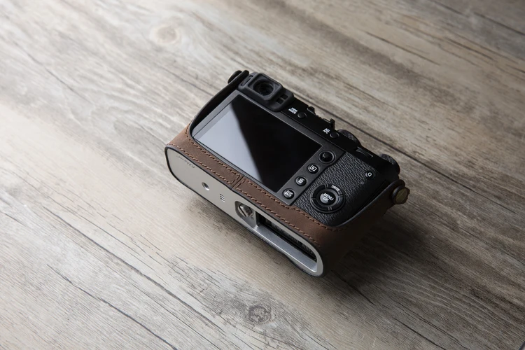 Бренд AYdgcam ручной работы из натуральной кожи чехол для камеры Fujifilm X100F X100-F сумка для камеры половина крышки винтажный Чехол