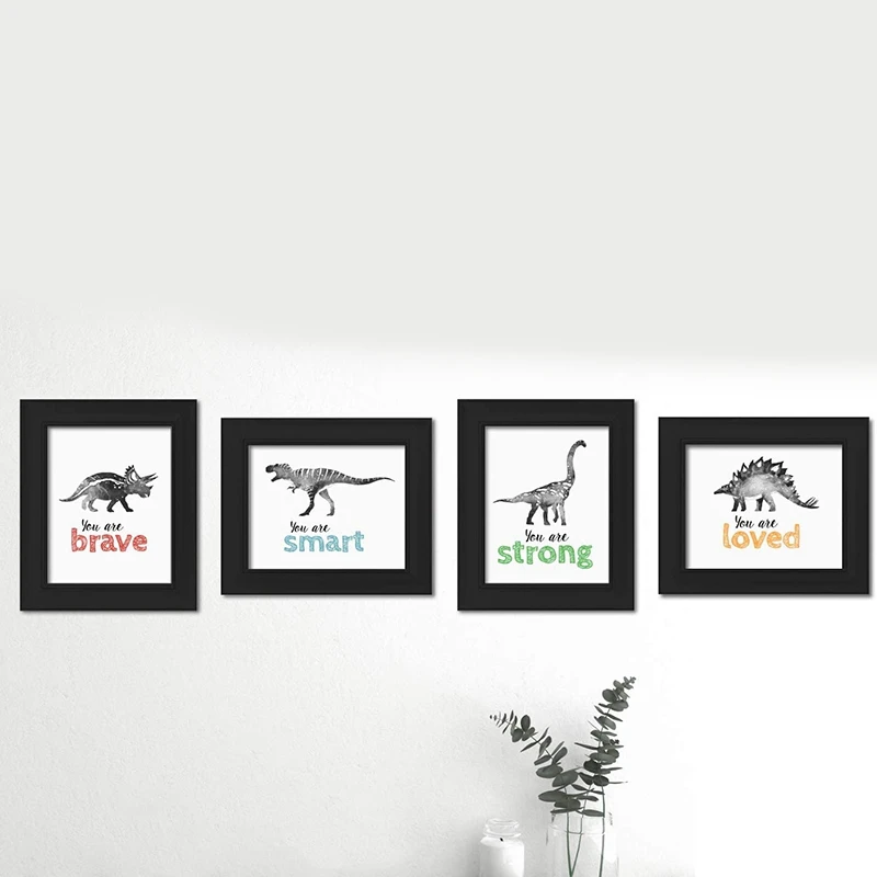 Настенная картина в виде динозавра для маленьких мальчиков постеры детской