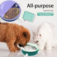 newborn puppy kitten milk feeding bowl pet dog cat bady nursing bottle bubble feeder with nipples newborn pet feeder