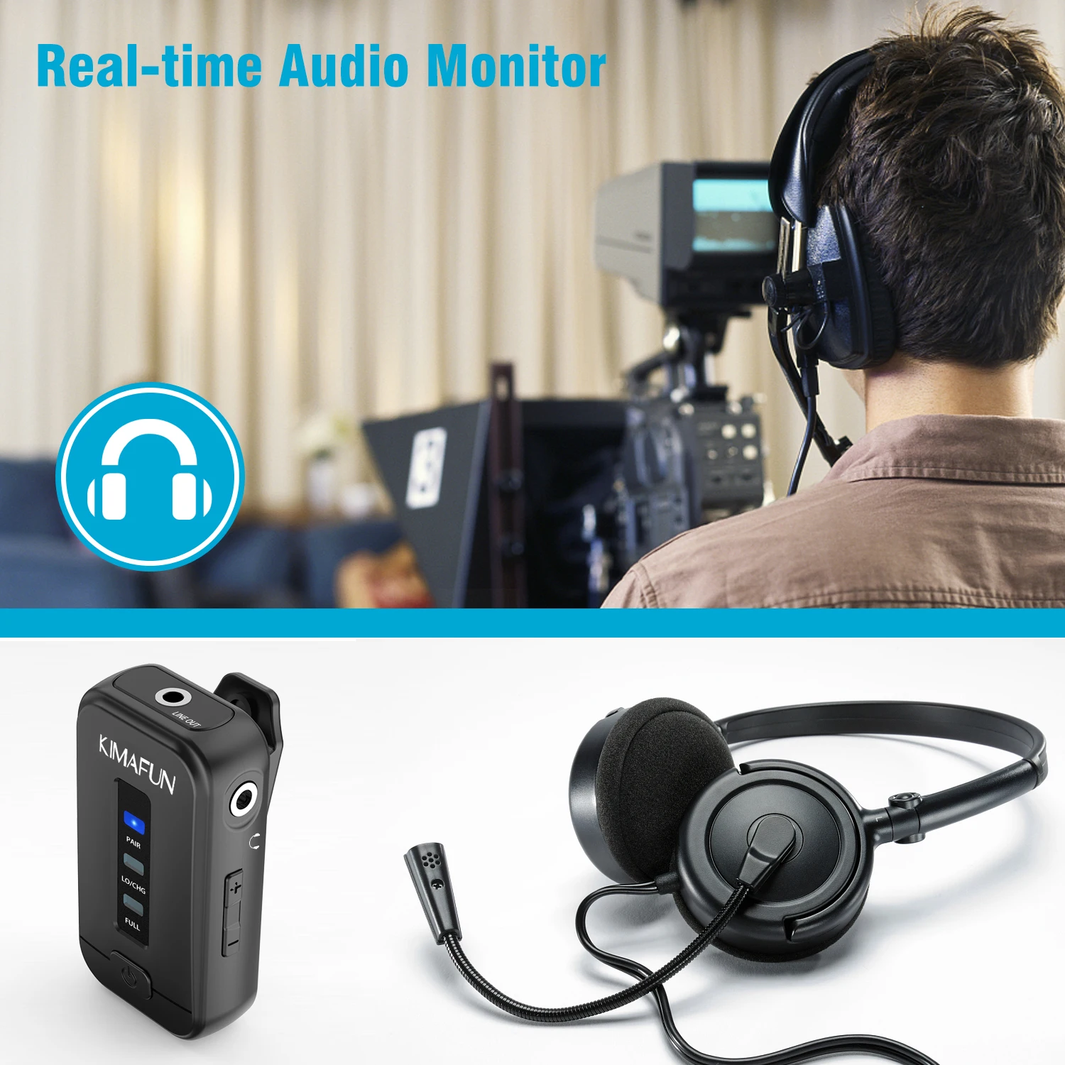 Беспроводной петличный микрофон KIMAFUN 2 4G система передатчика Vlog запись видео для