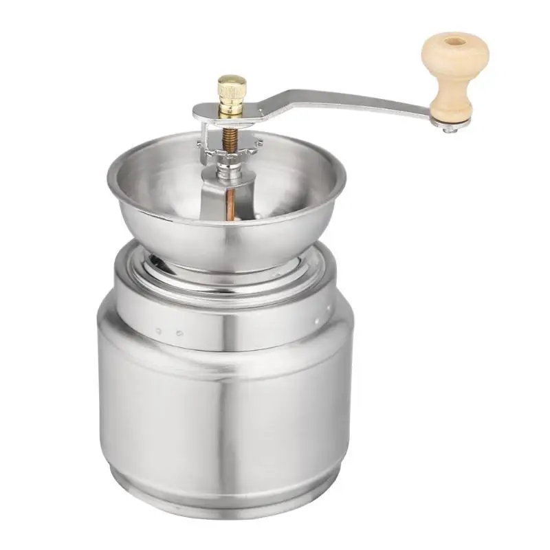 Ручная кофемолка из нержавеющей стали измельчитель для зерен перца специй