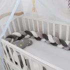 1 м, 2 м, 3 м, детский бампер, подушка с узлом, бампер для младенца, Bebe, защита для кроватки, детский бампер, украшение для комнаты