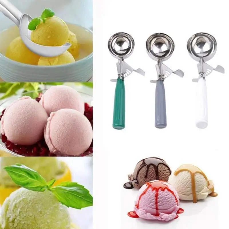 Стальная ложка для мороженого металлическая дыни совок мяч кухни фруктов