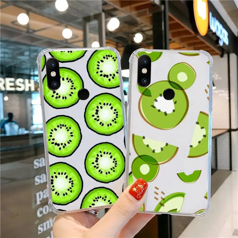 

Cartoon summer fruit fashion design Phone Case Transparent for xiaomi Redmi note k 7 6 40 9 6 5 10 11 A T se pro lite ultra