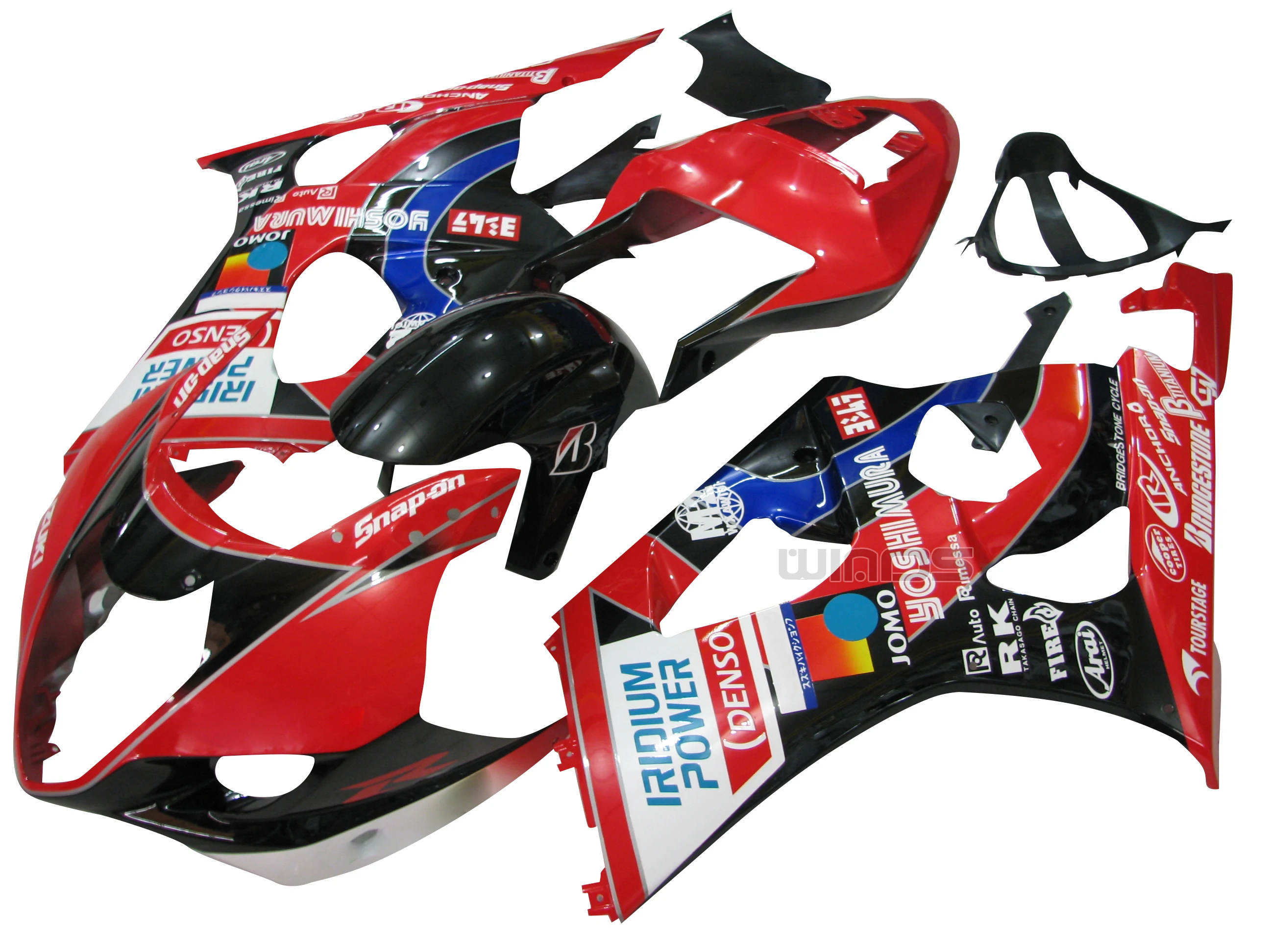 

ABS Body Fairing Kit for Suzuki GSXR1000 K3 2003 2004 Body Kit Bodywork Red Yoshimura Edition