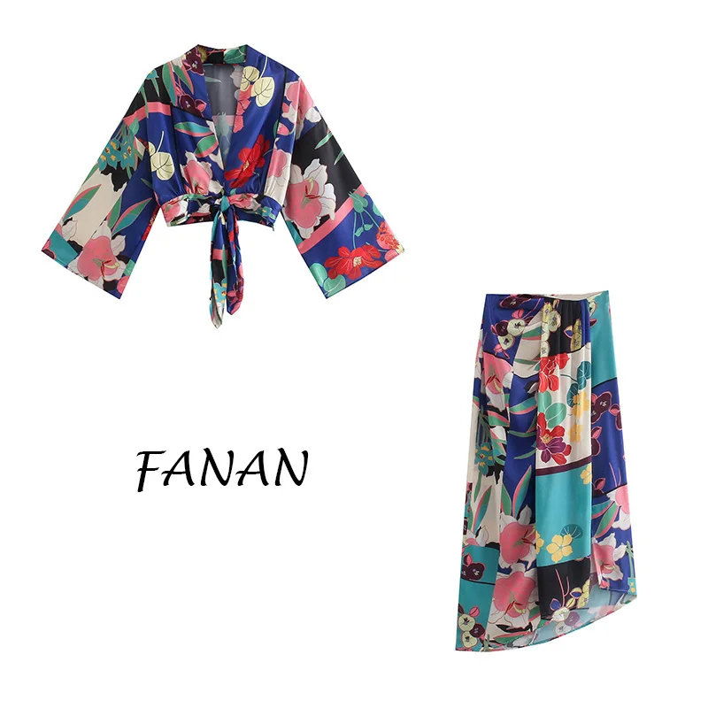 

Za Floral Long Skirt Women High Waist Summer Skirts for Women 2021 Vintage Pleated Midi Woman Skrit Fashion Streetwear