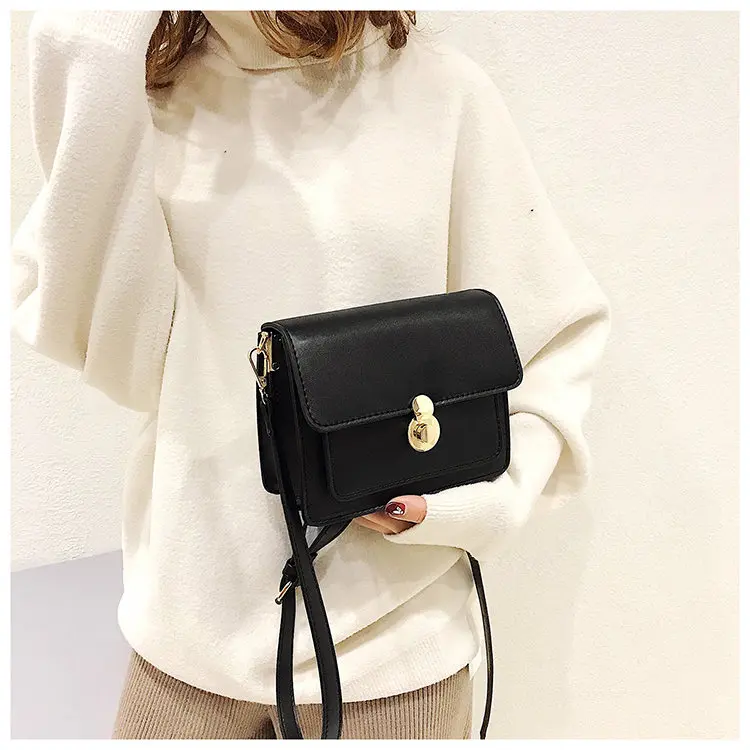 

Stylish simplicity Casual retro Women's Crossbody Bagsfemale handbag women's shoulder bags pu leather Solid color women bag