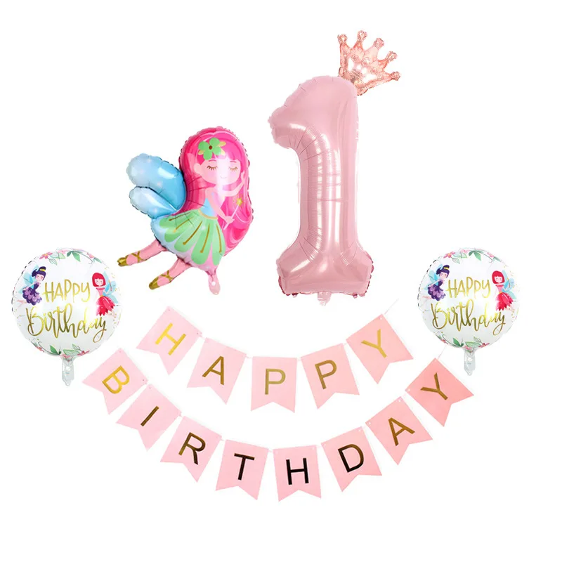 6 шт. набор воздушных шаров в виде сказочных ангелов|Воздушные шары и аксессуары| |