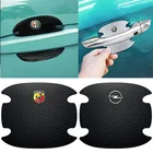 4 шт. наклейки на дверную ручку автомобиля против царапин для Ssangyong Rexton 2 Tivolan Musso Tivoli Kyron Actyon Sport Korando автомобильные аксессуары