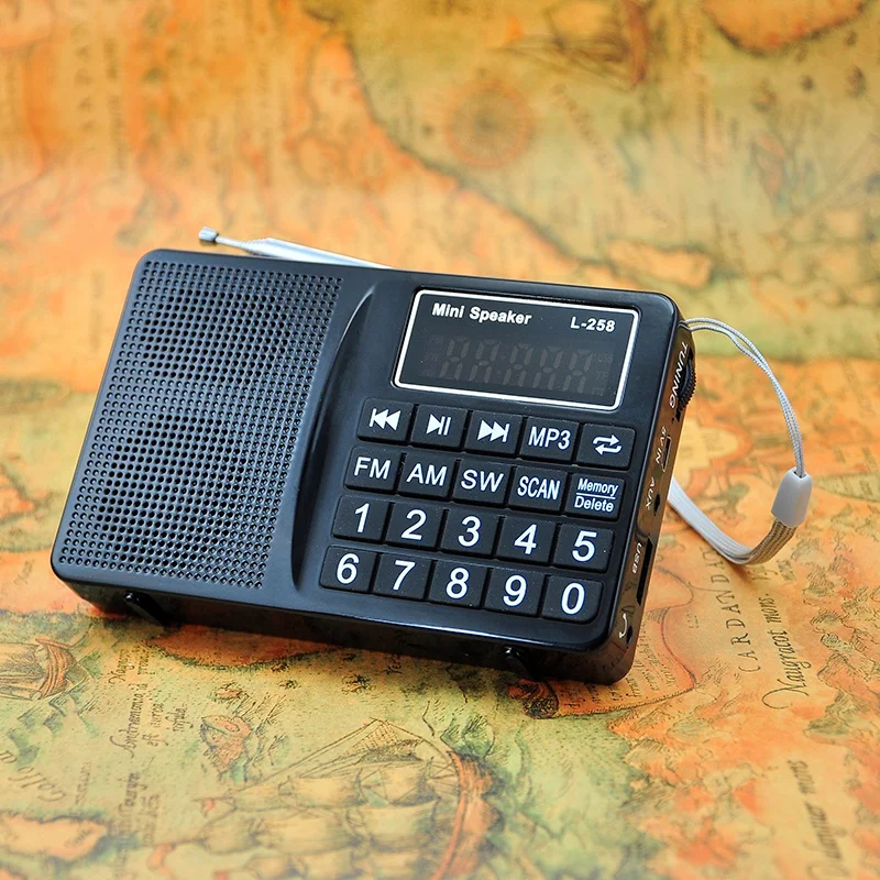 L-258 многодиапазонный Fm Am радио Mw и Sw приемник mp3-плеер с tf-карты USB флэш-накопитель |