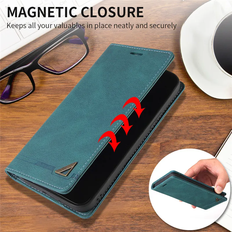 anti theft wallet phone case for iphone 13 12 mini 11 pro xs max xr x 8 7 6 6s plus se 2020 magnetic flip leather back cover free global shipping