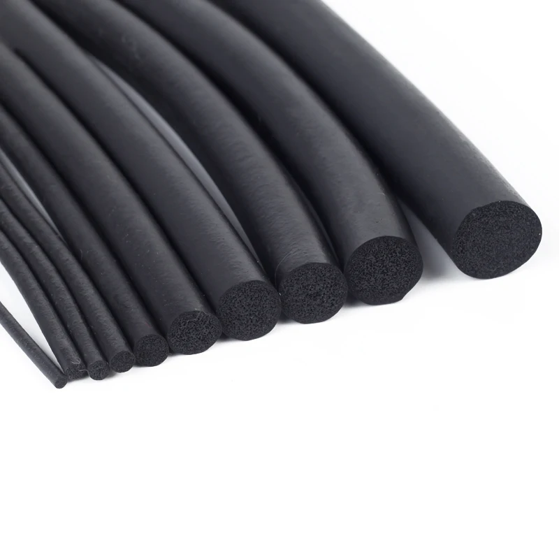 Длина 1-30 м диаметр 2-20 мм Круглый EPDM Резиновый пенопласт уплотнительная полоса O