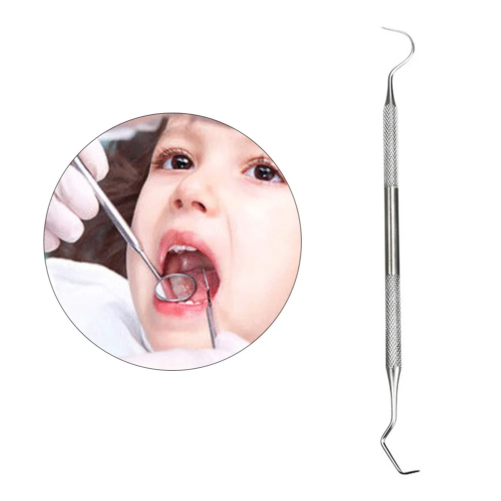 

1Pc Stainless Steel Dental Tools Teeth Mouth Mirror Tartar Scraper Probe Tweezers Dentist Teeth Kits For Teeth Whitening Kit