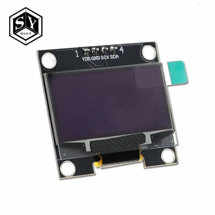 1,3 дюймовый oled IIC Серийный белый OLED дисплей модуль 128X64 IEC SSD1306 12864 плата с ЖК-экраном VDD GND SCK SDA для Arduino черный