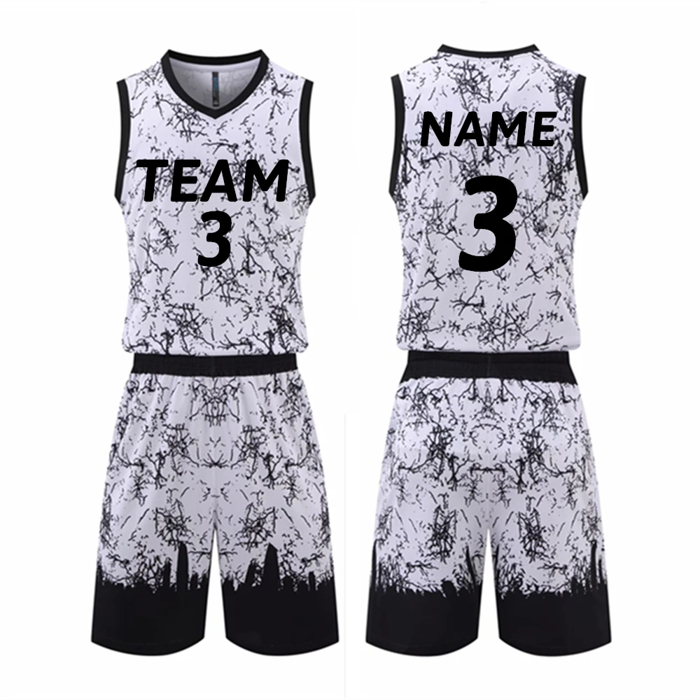 

Kids Adult Basketball Clothes Women Men Basketball Jersey Set Child Basketball Vest Shorts Training Suit Brindle Sports Uniform