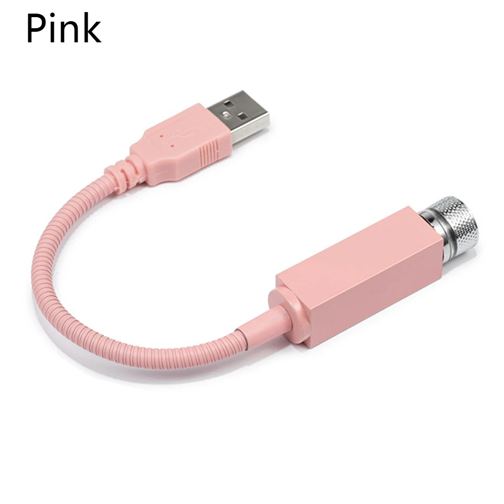 Pink Декоративный свет 5V Универсальный мини-светодиод машины крыша звезда ночные огни проектор интерьер окружающая атмосфера лампа USB разъем - Испускаемый цвет: Pink