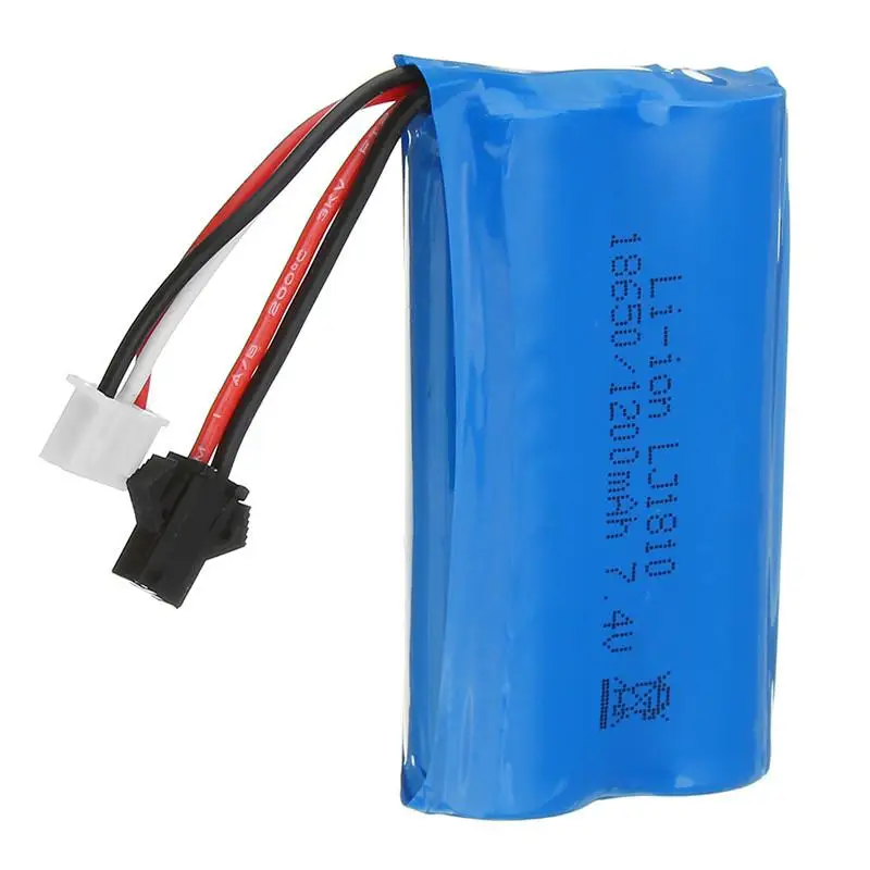 HS 18650 7 4 V 1200mAh 25C 2S литий ионный аккумулятор с анти обратным разъемом для 18301/18302