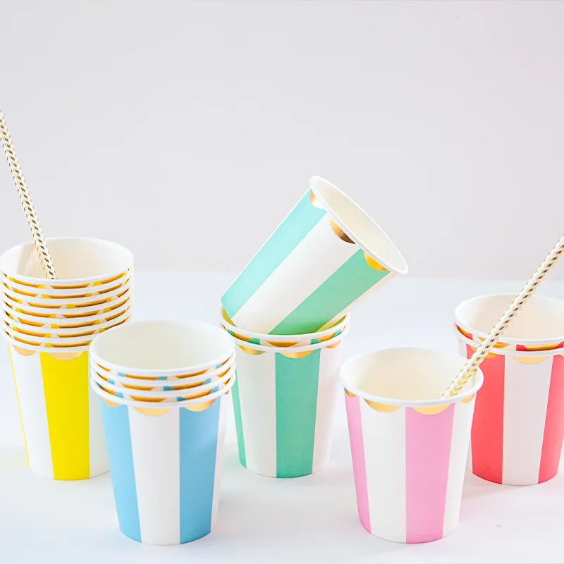 

Праздвечерние чные поставки, полукружевные кружевные тематические бумажные стаканчики 9 унций с изображением мельницы, бумажные стаканчик...