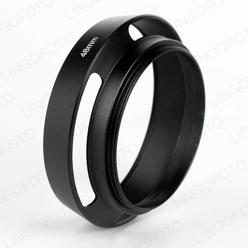 48 мм Цветочная бленда для объектива черный металл Canon QL17 G3 GIII | Электроника