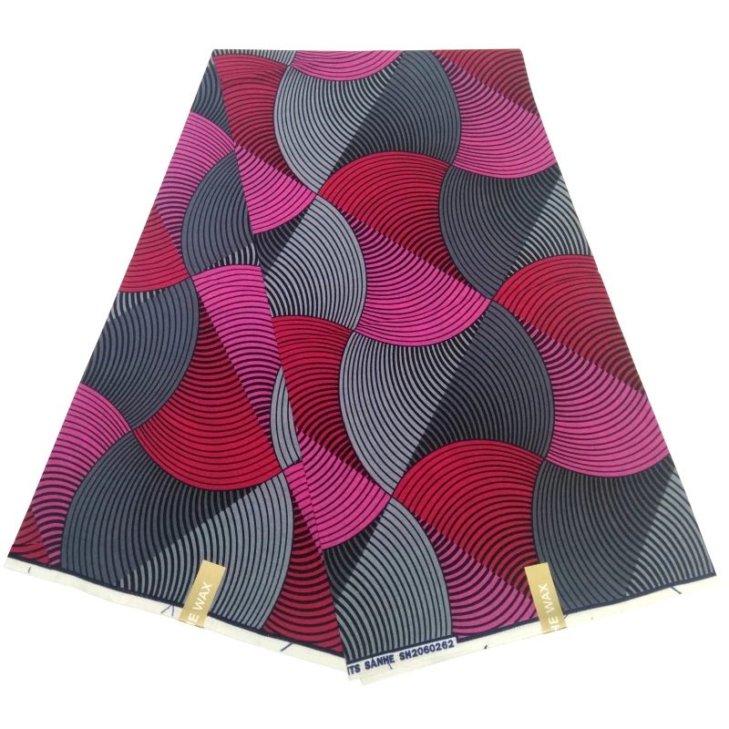 Африканская вощеная ткань принтом в желтом африканском вощеном принте ткани