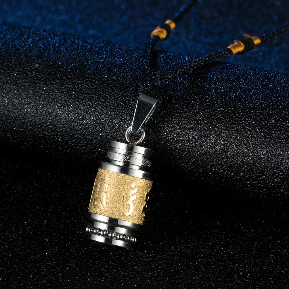 Мужское Ожерелье Амулет открытые Подвески мантра шурангама буддизм боди гвардия