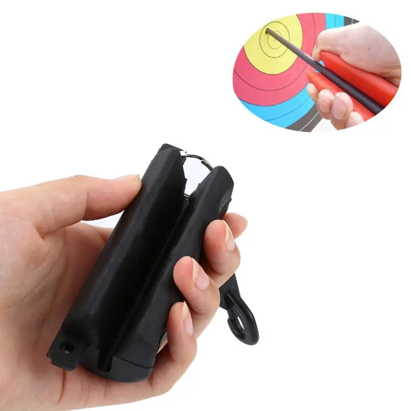 

Outdoor Black Silicone Gel Archery Target Hunting Shooting Equipment Bow Arrow Puller Remover With Keychain Hunting Tools TSLM1