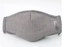 Coffee Plaid Хлопок PM2.5 черная маска для рта Анти-пыль маска фильтр с активированным углем ветрозащитный Рот-муфельные бактерии доказательство маски для лица для защиты от гриппа уход - Цвет: Coffee Plaid