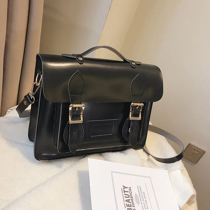 Женская сумка мессенджер из ПУ кожи в винтажном стиле|Сумки с ручками| |