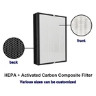 2 в 1, Сменный фильтр для очистителя воздуха Philips AC4158, AC4100, AC4080, AC4010, с активированным углем