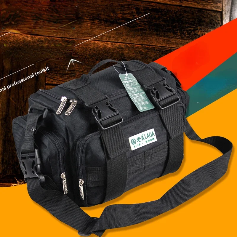 Canvas Tool Bag Free Shipping Electrician Zipper Portable Waterproof Accessories Tool Bag Mala De Ferramentas Packaging 1211