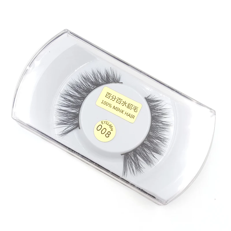 Норковые ресницы 3D норковые безжалостные ручной работы многоразовые