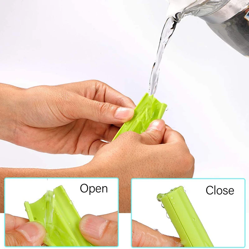 Набор силиконовых соломинок для коктейлей 4 упаковки многоразовые моющиеся