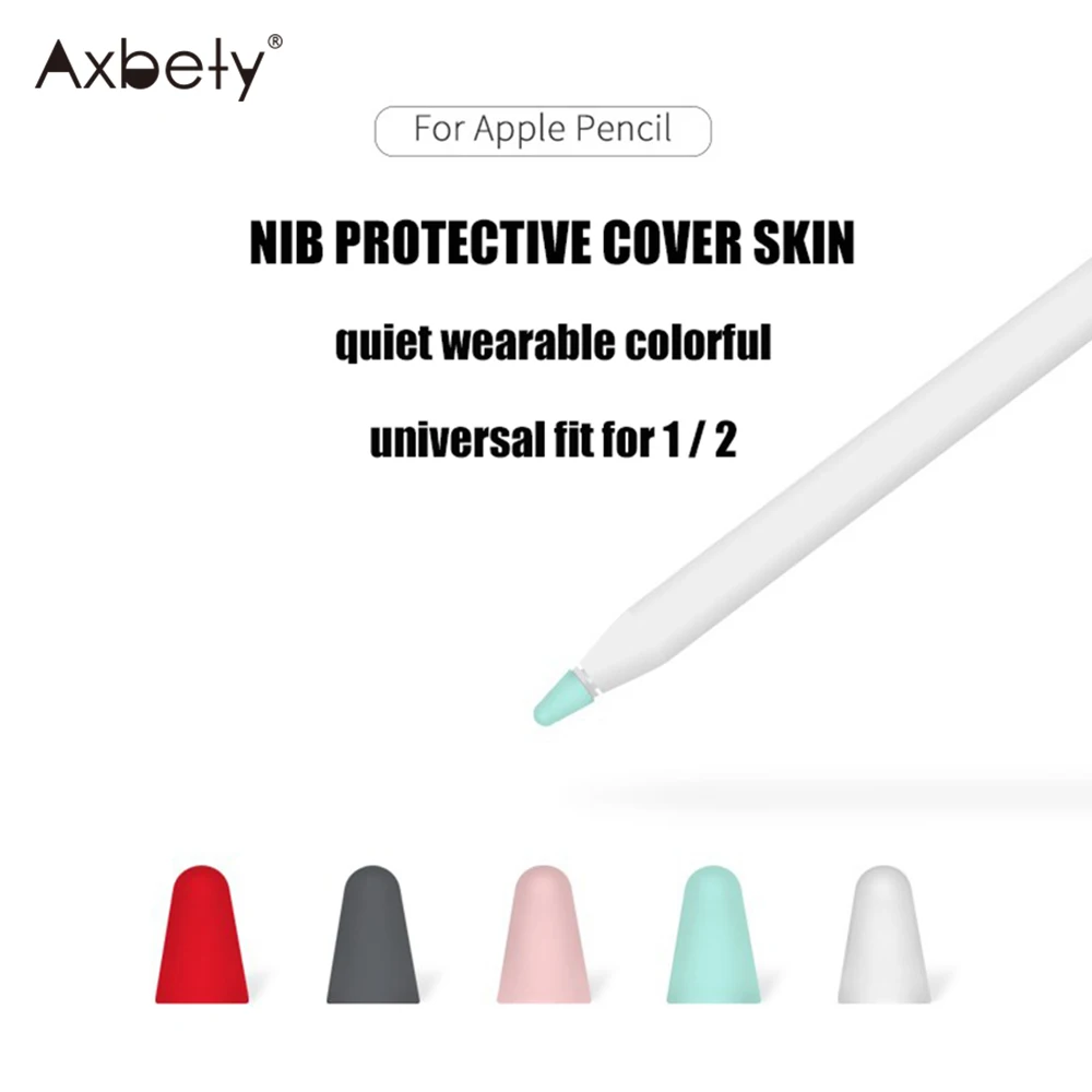5 шт силиконовый защитный чехол для Apple Pencil 1 2 Сменный Чехол для сенсорного экрана Apple Pencil 1st 2nd